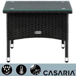 Polyrattan Beistelltisch Schwarz 50x50x45cm 12 Polyrattan Beistelltisch Schwarz 50x50x45cm -Garten & Außenbereich 628cc707a0c4057405d688aff4ed69dc de 102763d 2 1 1