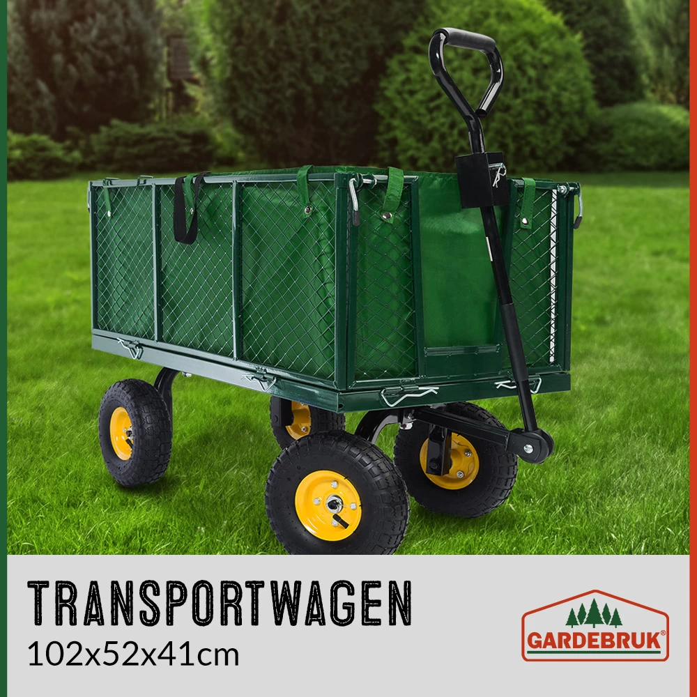 Transportwagen Grün 114x52x64cm 550kg 6 Transportwagen Grün 114x52x64cm 550kg – Bild 6