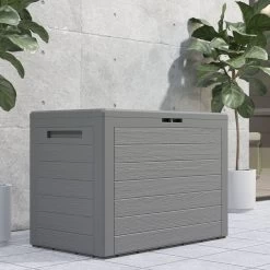 Auflagenbox Lille Grau 190L -Garten & Außenbereich 6345570ee910e1aeb112e8a160aec54c de 108982d 2 1