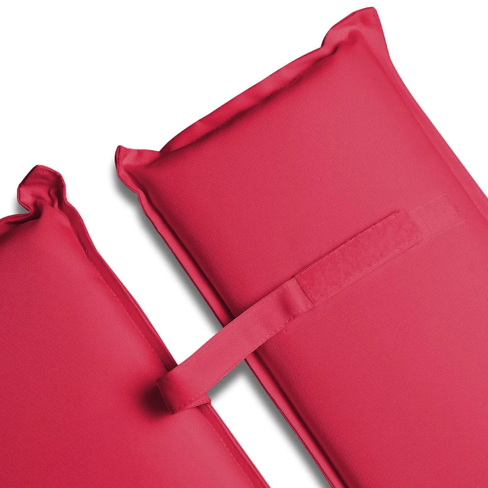 Auflage Saunaliege Rot 177x58x7cm 9 Auflage Saunaliege Rot 177x58x7cm – Bild 9