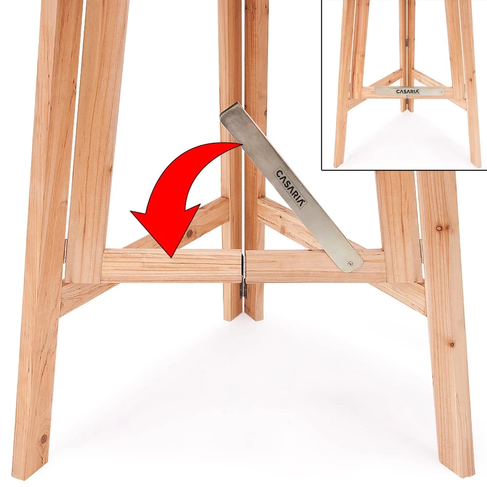 Stehtisch Massivholz Ø80cm Klappbar 10 Stehtisch Massivholz Ø80cm Klappbar – Bild 10