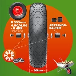 Schubkarrenrad Schwarz Luftbereift Inkl. Achse 16 Schubkarrenrad Schwarz Luftbereift Inkl. Achse -Garten & Außenbereich 64fe2ebf7a97d305cf1060f343a131ec 06 101616 on dts amz high de 1