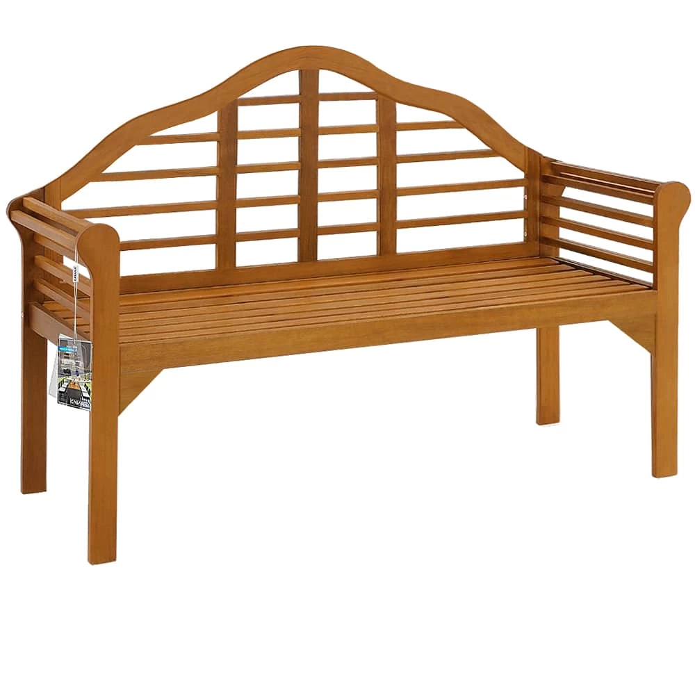 Gartenbank Marlboro Eukalyptusholz FSC®-zertifiziert 135x52x100cm 5 Gartenbank Marlboro Eukalyptusholz FSC®-zertifiziert 135x52x100cm – Bild 5