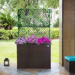 Polyrattan Blumenkasten Mit Rankgitter Braun 10 Polyrattan Blumenkasten Mit Rankgitter Braun -Garten & Außenbereich 68536a862e65986916a8e46cf4477342 de 108066d 9 1