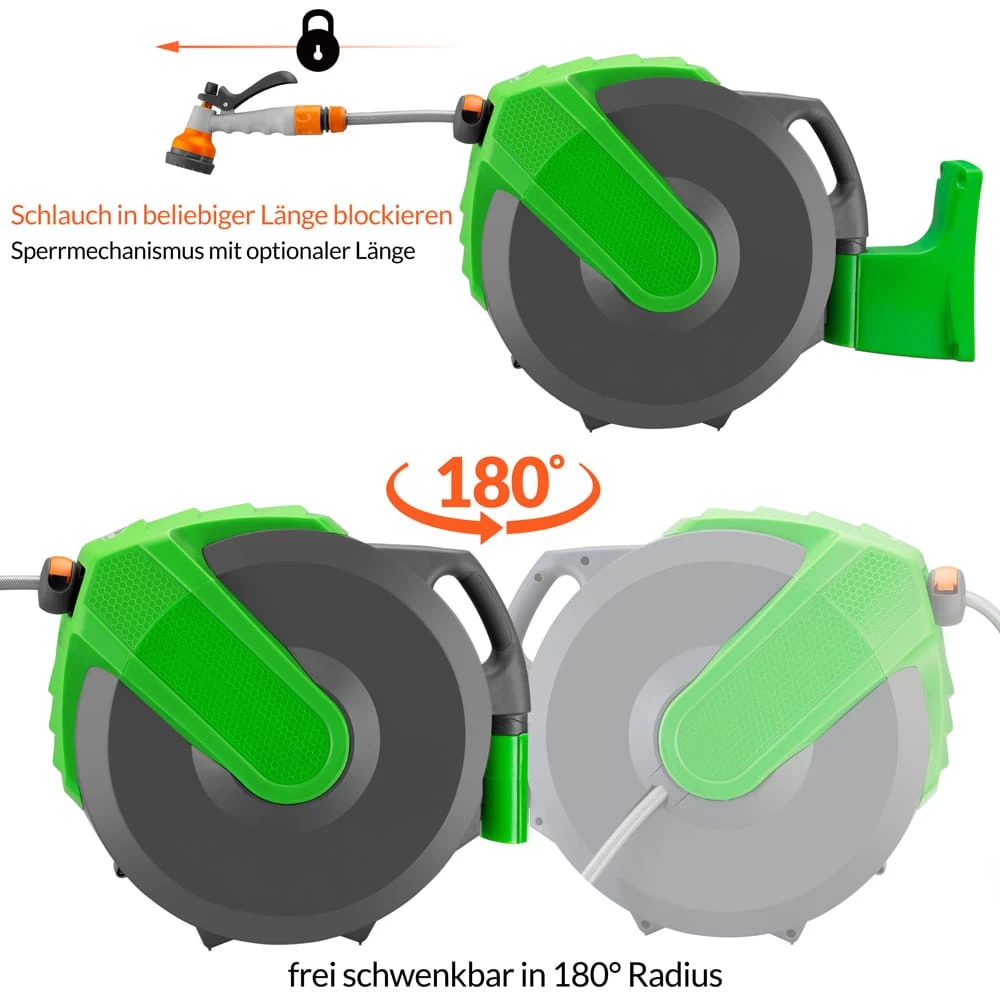 Wasserschlauchaufroller 30m Automatisch 6 Wasserschlauchaufroller 30m Automatisch – Bild 6