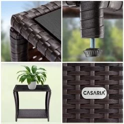 Polyrattan Beistelltisch Vedis Braun 45x45x40cm -Garten & Außenbereich 68e89136349be34abba6ff24be8402fd de 109509d 08 1 1