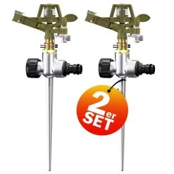 Rasensprenger Impulsregner 2er-Set