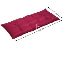 Bankauflage Dunkelrot 110x50x8cm -Garten & Außenbereich 6ac2a71fdabbf3abd9bb8e1cf5ba028e de 108023d 6 1