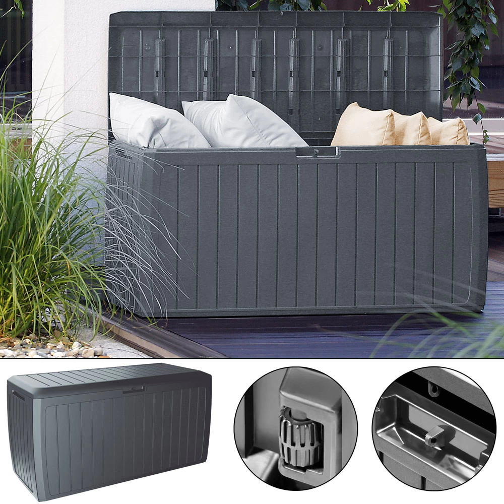 Auflagenbox Board Plus Anthrazit 290L Rollen 5 Auflagenbox Board Plus Anthrazit 290L Rollen – Bild 5