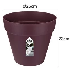 Elho Blumentopf Maulbeere Matt 25x22cm 5,5L 7 Elho Blumentopf Maulbeere Matt 25x22cm 5,5L -Garten & Außenbereich 6c3ec2dde55198334db8862551e27557 de 193663d 1 1