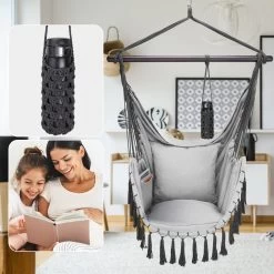 Hängesessel Hellgrau 170x100x150cm -Garten & Außenbereich 6c42a99a010ff5269eda86a67feb766f de 109251d 5 1