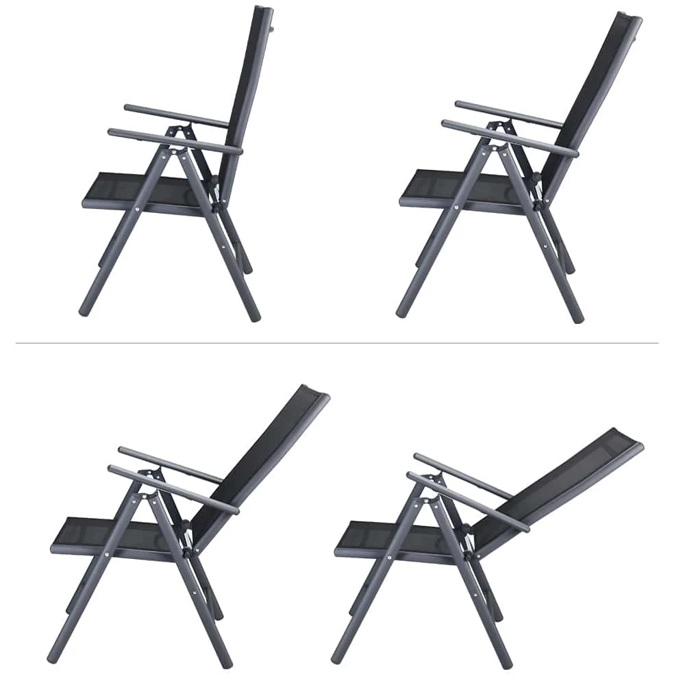 Garten-Sitzgruppe Bern 9-tlg. Anthrazit Alu WPC 6 Garten-Sitzgruppe Bern 9-tlg. Anthrazit Alu WPC – Bild 6