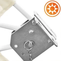 Balkonfächer 2er-Set Beige 140x140cm Klappbar -Garten & Außenbereich 752c714f52ee9495b6fbb91cb8f23236 de 101455d 3