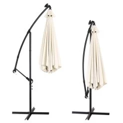 LED Solar Ampelschirm Mali Creme Ø330cm -Garten & Außenbereich 77470554b3c588ab2555271f202775d1 de 107012d 16 1