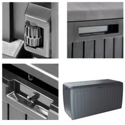 Auflagenbox Board Plus Anthrazit 290L Rollen 8 Auflagenbox Board Plus Anthrazit 290L Rollen -Garten & Außenbereich 7b70948bbeba6eb6832bcc5bcbead783 de 106895d 7 1