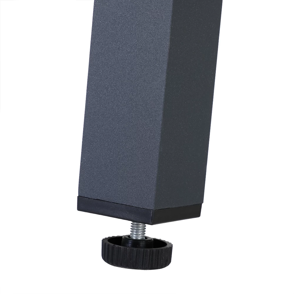 Garten-Sitzgruppe Bern 9-tlg. Anthrazit Alu WPC 11 Garten-Sitzgruppe Bern 9-tlg. Anthrazit Alu WPC – Bild 11