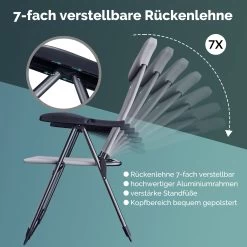 Gartenstuhl 2er-Set Grau Alu Klappbar -Garten & Außenbereich 7f253592a084ff6aa3166bb1c07e3ff4 03 109579 on dts amz high de 1 1