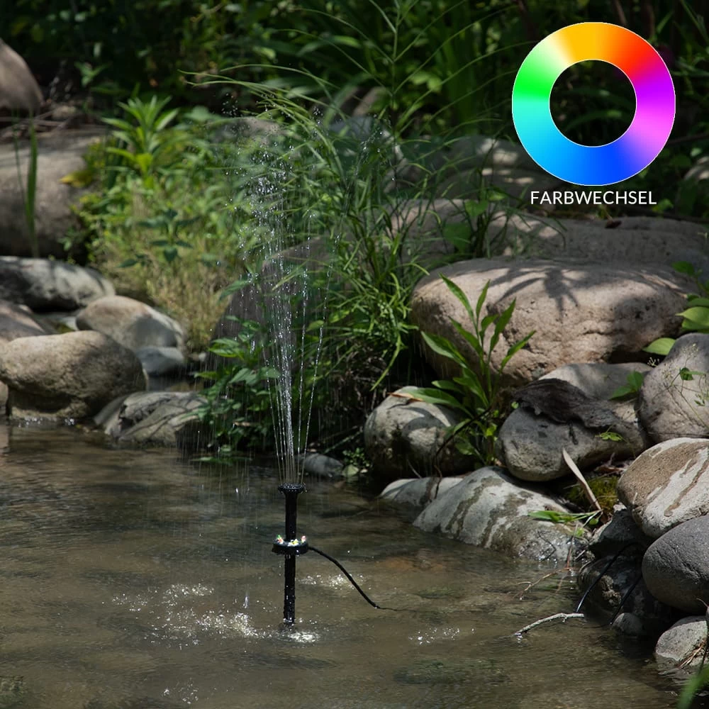 LED Solarpumpe Mit Akku Und Hochleistungs-Solar-Panel 10 LED Solarpumpe Mit Akku Und Hochleistungs-Solar-Panel – Bild 10