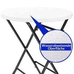 Stehtisch Weiß Kunststoff Ø75cm Klappbar -Garten & Außenbereich 834198db5010dac04c5f90ef25aa0f1d de 101585d 11 1