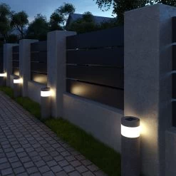 LED Solarleuchte 4er-Set Steinoptik -Garten & Außenbereich 8504f696353e489612541f753d3bd772 de 990246d 6 1