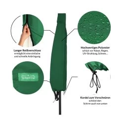 Abdeckung Ampelschirm Sonnenschirm Grün 3,5m 18 Abdeckung Ampelschirm Sonnenschirm Grün 3,5m -Garten & Außenbereich 86cf8d9909a5b82185de6f2020780b8c de 102713d 2 1