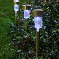 LED Solarleuchte 16er-Set Edelstahl 36,5cm -Garten & Außenbereich 88840e7845ab3ea96161a608e535dab2 de 103233d 8 1