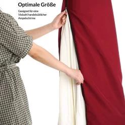 Abdeckung Ampelschirm Sonnenschirm Rot 3m -Garten & Außenbereich 88a33e734ebc4921f87a96953411a85f de 102711d 7 1