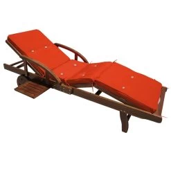 Auflage Sunlounger Orange 195x55x5cm