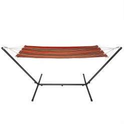 Hängematte Mit Metallgestell 200 X 80cm - Rot -Garten & Außenbereich 8fcab0e8113378489101fd45b886c3bc a de 106996g 1