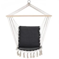 Hängestuhl Grau 55x100cm Mit Fransen