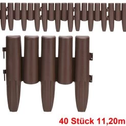 Beeteinfassung 5er-Set Braun 11,20m 7 Beeteinfassung 5er-Set Braun 11,20m -Garten & Außenbereich 93315d6b272d1db250a9b0981fd7913d a de 994490g 1