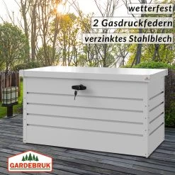 Abschließbare Auflagenbox Weiß Metall -Garten & Außenbereich 93454f5aa6a8273f046573123efb7011 de 108581d 11