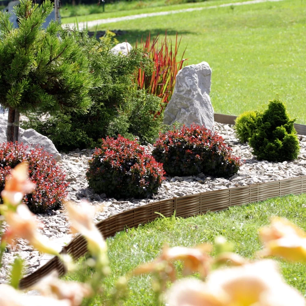 Beeteinfassung 4er-Set Grau 15,6m 2 Beeteinfassung 4er-Set Grau 15,6m – Bild 2