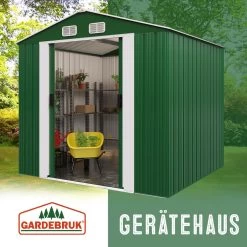Geräteschuppen Grün Metall 196x132x188cm -Garten & Außenbereich 99b4814a7ea2b4dc1d4cfd7b1e9e9f4a de 990739d 15 1