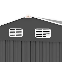 Geräteschuppen Anthrazit Metall 312x257x177,5cm -Garten & Außenbereich 9afa5911b235c8754e4c5ba86177dd7b de 990745d 21 1