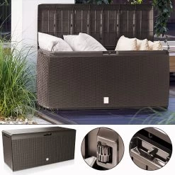 Auflagenbox Rato Plus Braun 290L Rollen -Garten & Außenbereich 9fc12ac10f5ab5bcfb2b25082c7d770d de 106898g 1