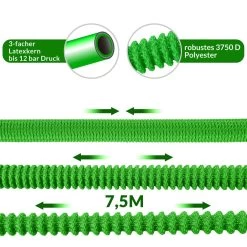 Gartenschlauch Grün 7,5m Flexibel -Garten & Außenbereich a0f957eef5fd2a4d0b8015fd8515e83f de 109317d 10 1