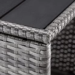 Polyrattan Beistelltisch Vedis Grau 45x45x40cm 16 Polyrattan Beistelltisch Vedis Grau 45x45x40cm -Garten & Außenbereich a1192b4a9340c15db08f00034bde6c08 de 109511d 06 1