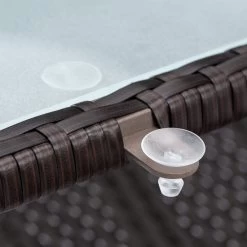 Polyrattan Gartentisch Takeo Braun 190x90x74cm Glas -Garten & Außenbereich a11bd92e745d9e807512ce0e55285a28 de 995693d 17 1