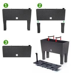 Hochbeet Polyrattanoptik Anthrazit 60x25x46cm 14 Hochbeet Polyrattanoptik Anthrazit 60x25x46cm -Garten & Außenbereich a296444bede5b21aa8df992188083936 de 108518d 2 1 1