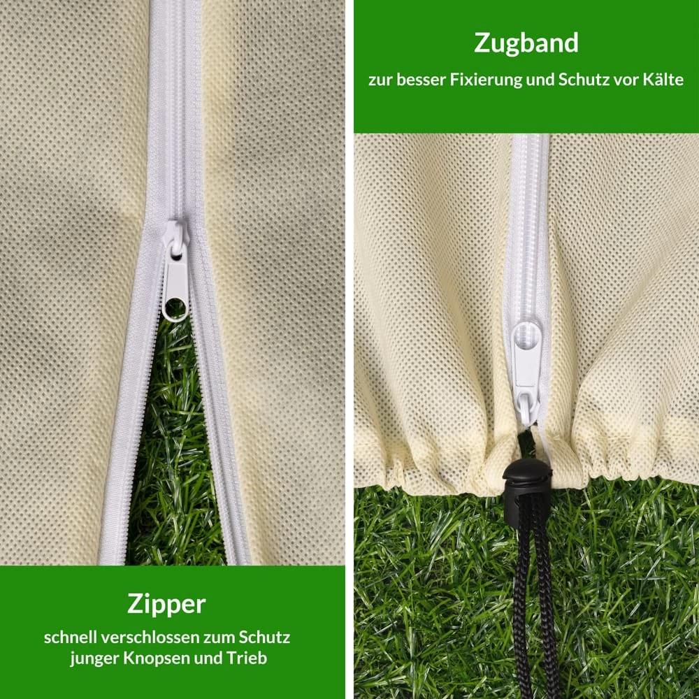 Pflanzenschutzhaube Beige 2,5x3,6m 5 Pflanzenschutzhaube Beige 2,5x3,6m – Bild 5