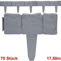 Beeteinfassung 7er-Set Granitoptik 17,50m -Garten & Außenbereich a72e81ecbd2601516f4e6203fb695add a de 994480g 1