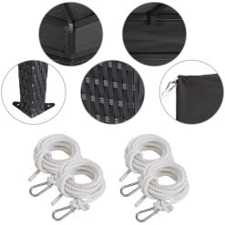 Polyrattan Pavillon Anthrazit 3x3m -Garten & Außenbereich a8b9beb5e3550b0e9bcc68f06d7ab981 de 992857d 4 1