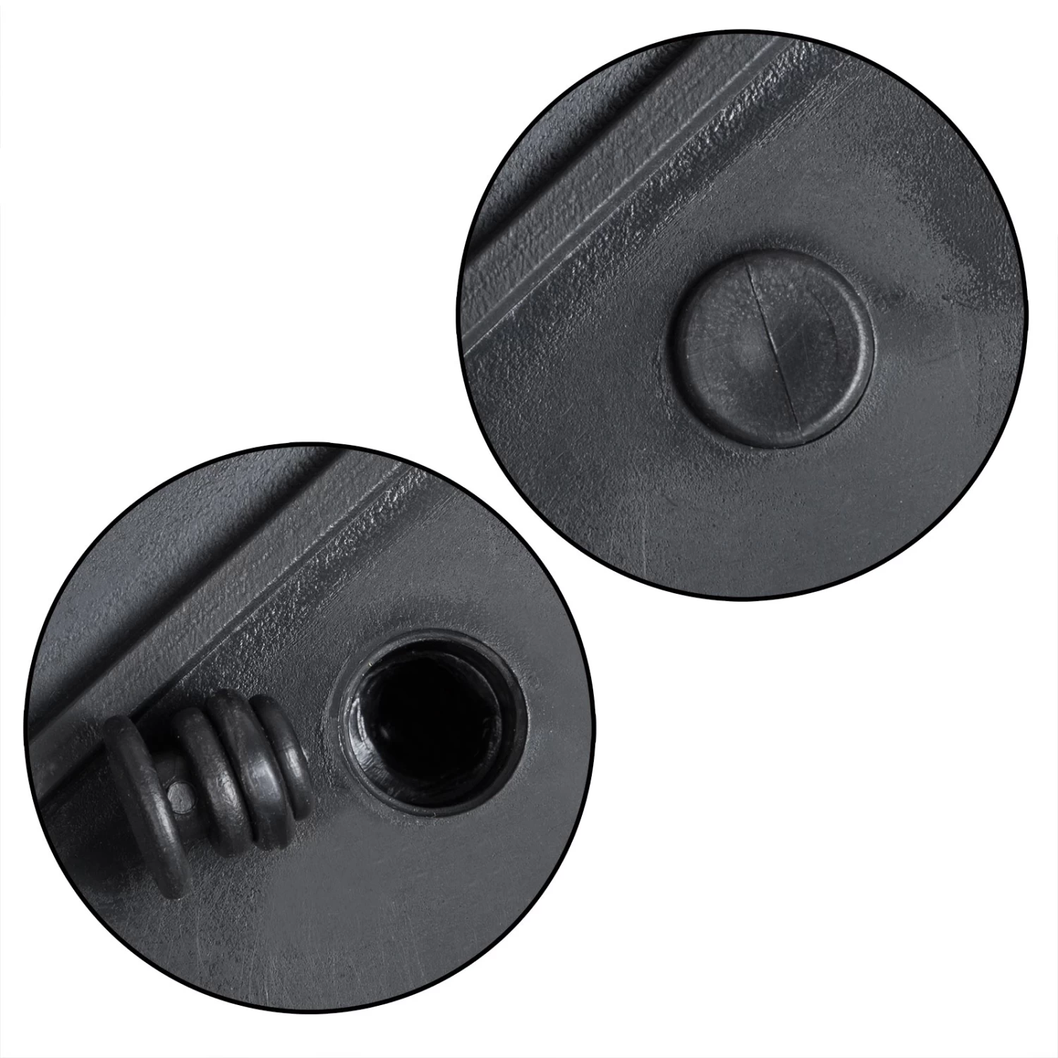 Polyrattan Blumentopf 3er-Set Creme 3 Polyrattan Blumentopf 3er-Set Creme – Bild 3