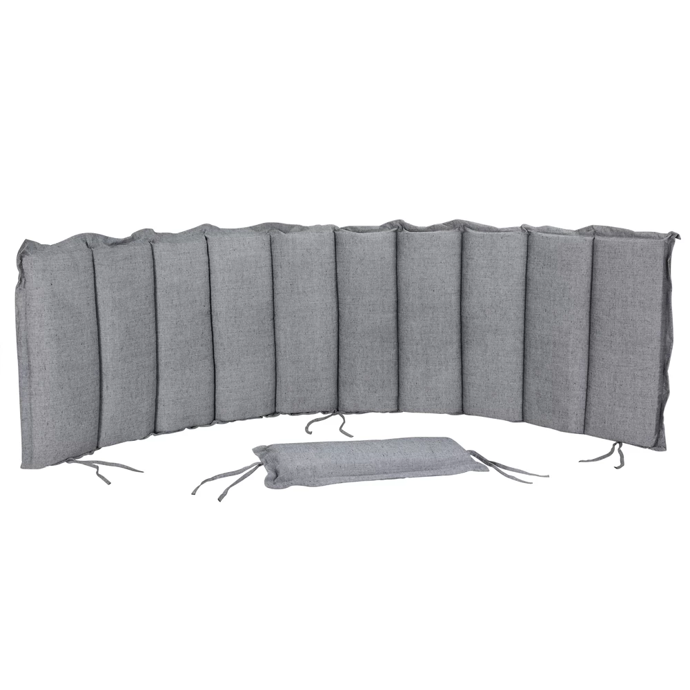 Auflage Saunaliege Grau Meliert 183x56x7cm 1 Auflage Saunaliege Grau Meliert 183x56x7cm