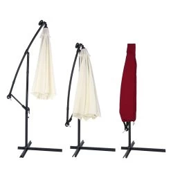 Abdeckung Ampelschirm Sonnenschirm Rot 3m -Garten & Außenbereich a9d38b1212b9666097e61427f41abf52 de 102711d 8 1