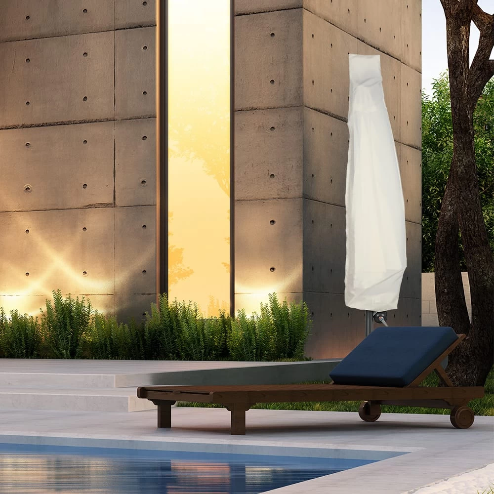 Abdeckung Ampelschirm Beige 3m Reißverschluss 5 Abdeckung Ampelschirm Beige 3m Reißverschluss – Bild 5