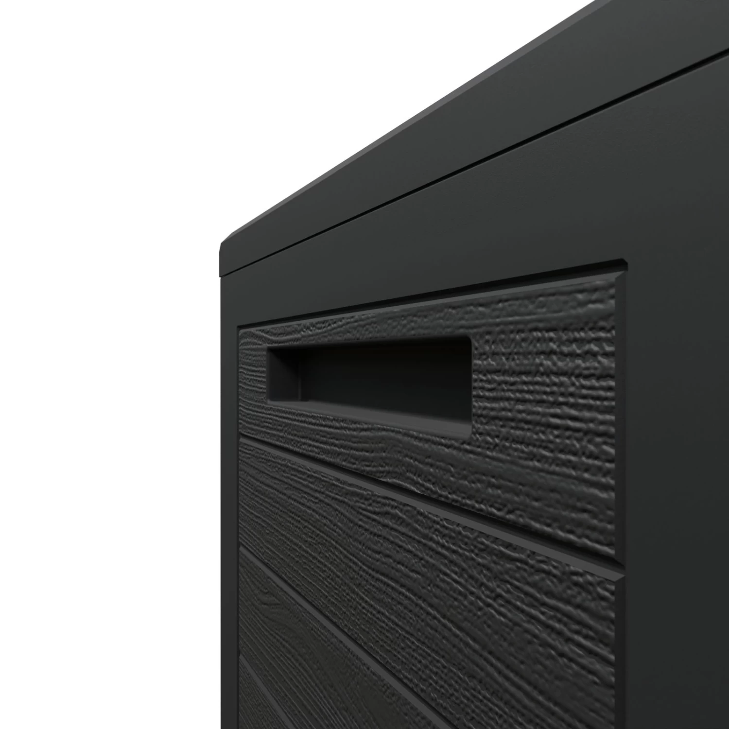 Auflagenbox Woody Anthrazit Holzoptik 280L 6 Auflagenbox Woody Anthrazit Holzoptik 280L – Bild 6