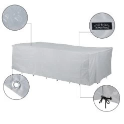 Abdeckung Sitzgarnitur Silber 308x138x89cm -Garten & Außenbereich ae7884c4b5585155c326f878de88c8fa de 107081d 7