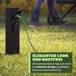 Gartensteckdose Schwarz 4er-Stecker 38x12,5x12,5cm -Garten & Außenbereich ae9bbe53a7f6170f430be9712d4aca8d 05 109603 on amb web low de 1